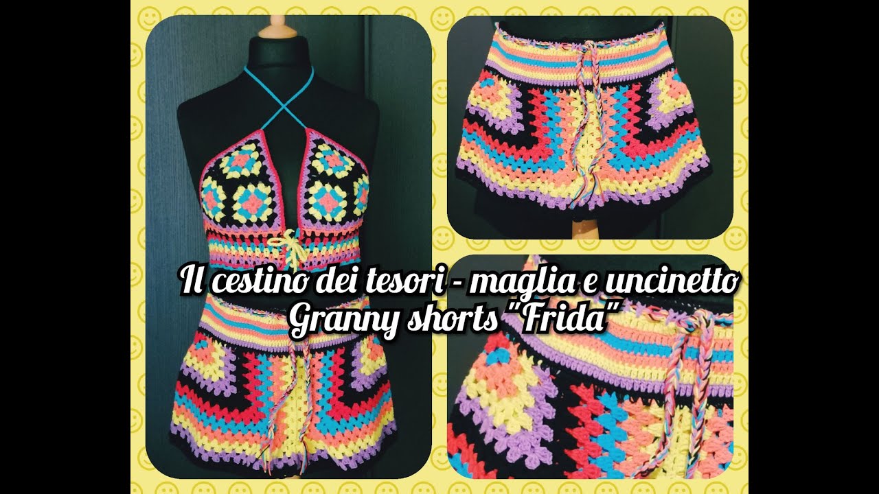 Uncinetto/crochet granny pants shorts pantaloncini tendenza estate 2021 