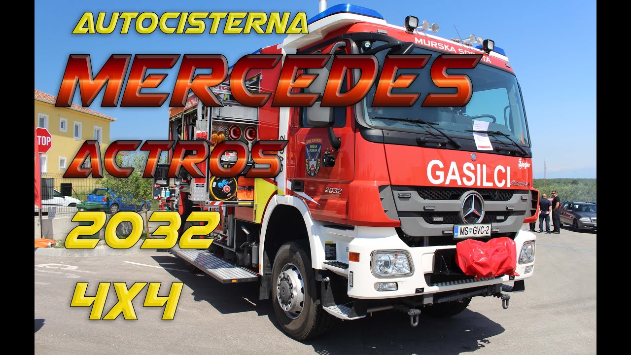 GVC 2, Ziegler Autocisterna Actros 20-32 4x4, Tank truck Mercedes Actros 4x4