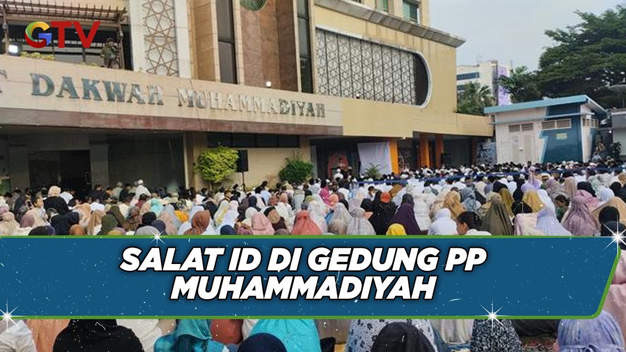 Salat Idulfitri di Gedung PP Muhammadiyah, Jakarta Pusat
