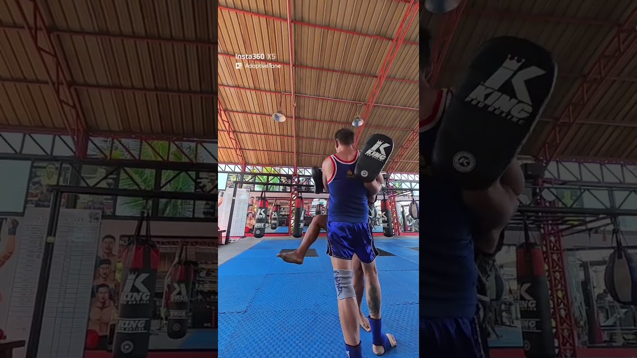 Over 50 Muay Thai: 27 January 2026.  Round 4 with Kru Dream at Kiatsongrit Muay Thai gym.