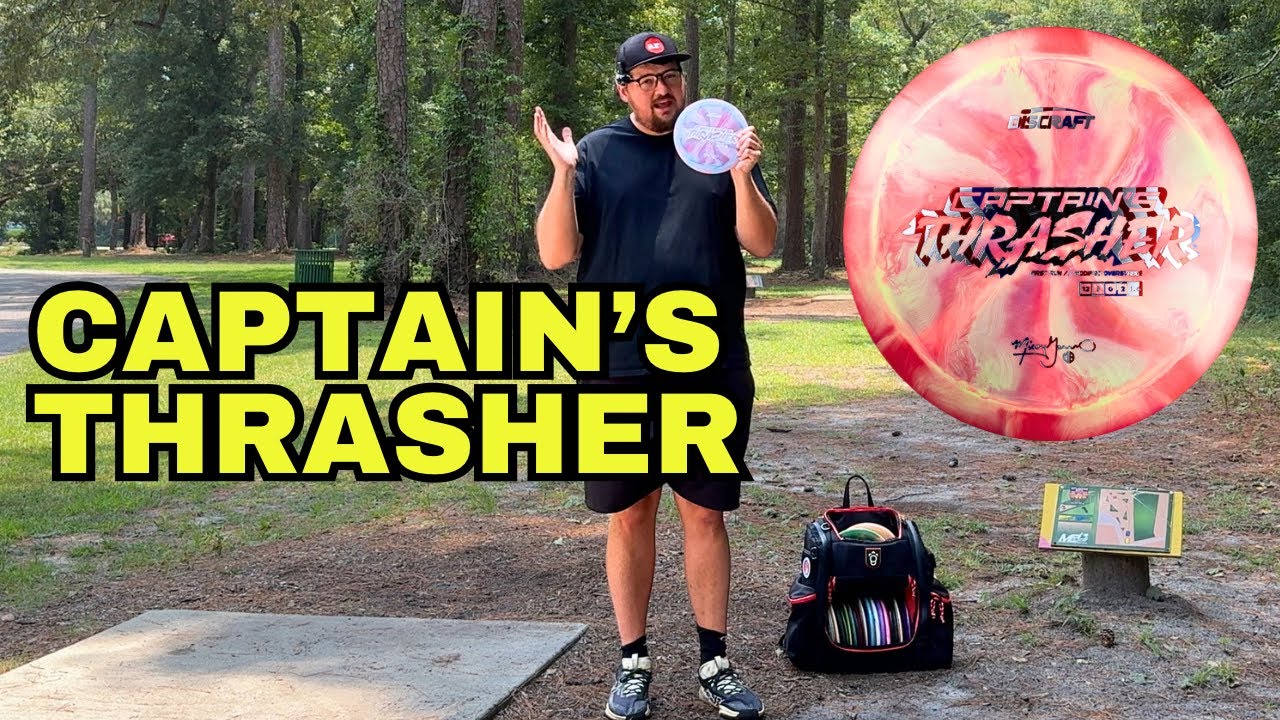 A Brand New Mold From Discraft: CAPTAIN’S THRASHER!