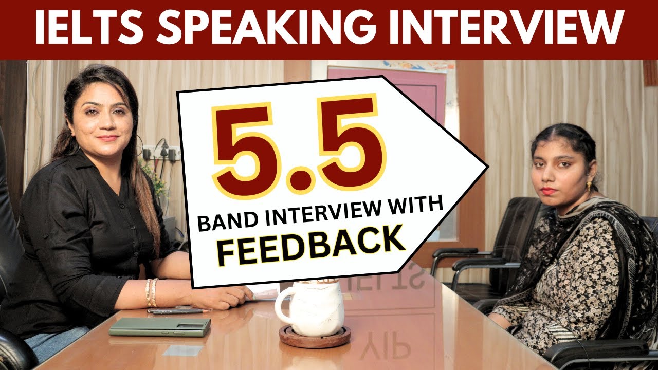 IELTS Speaking Interview - Band 5.5 with Feedback | Full IELTS Speaking Test 2023 | Sapna Dhamija