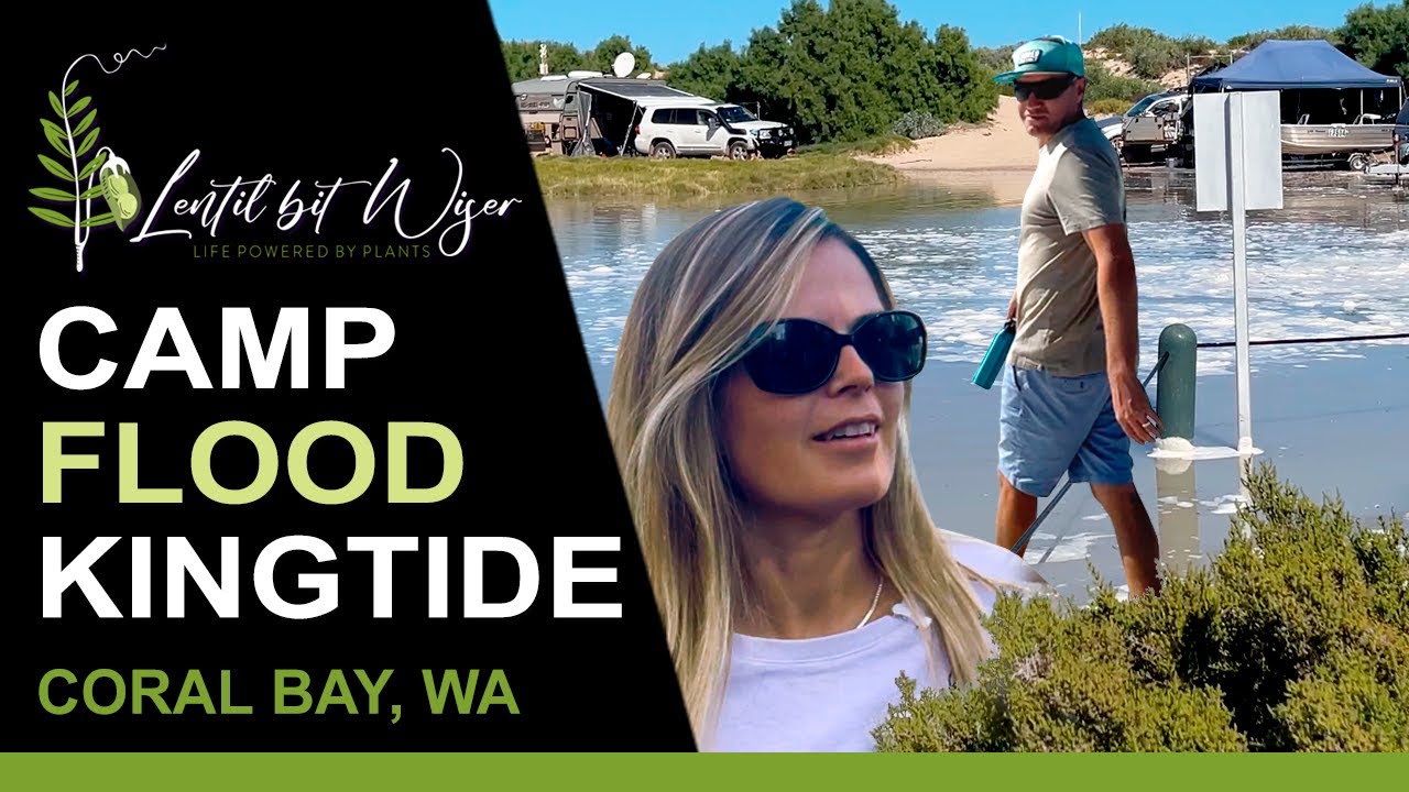 S1 Ep18 [Coral Bay] Cheap Off-Grid Caravan Camping & A King-Tide Flood - LBW Adventures