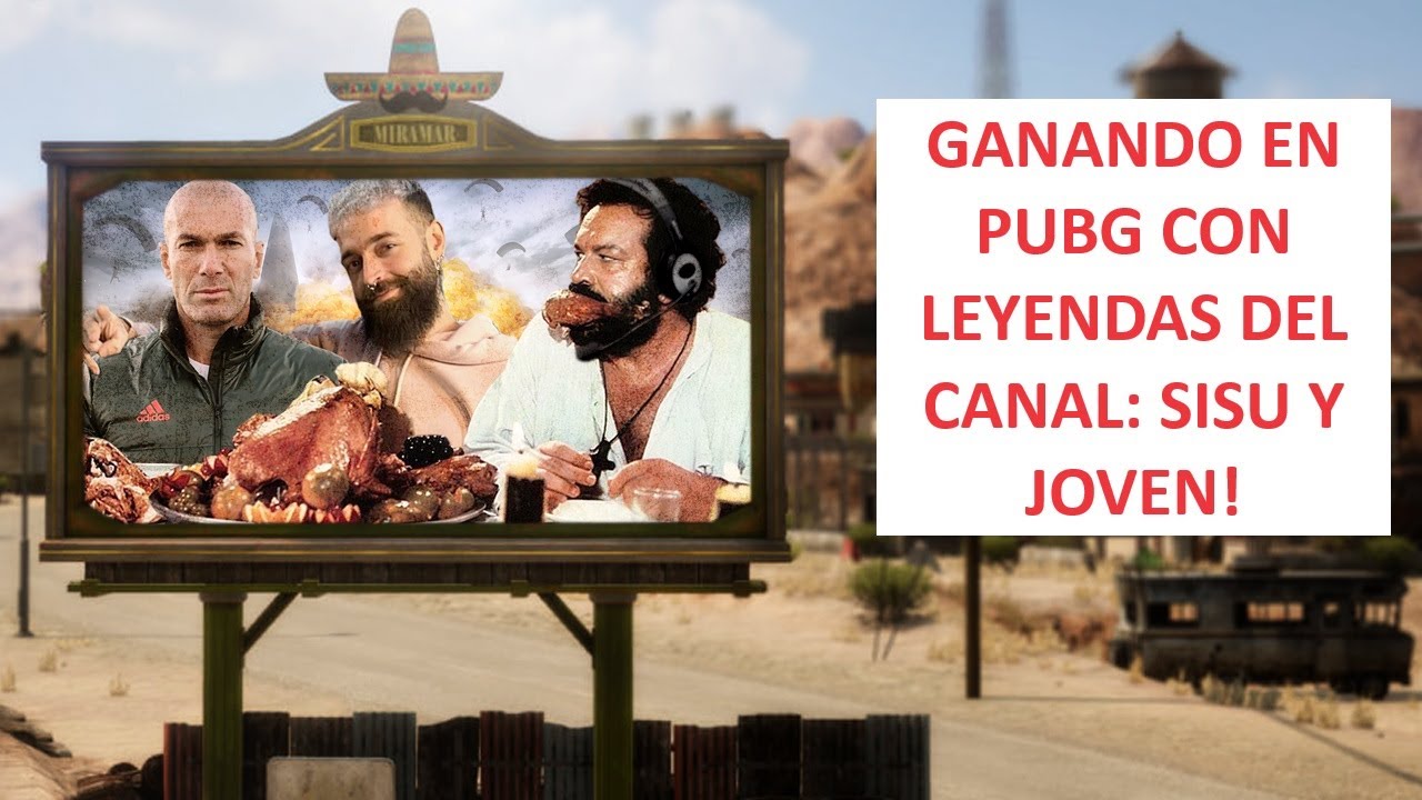 GANANDO CON LEYENDAS DEL CANAL: SISU Y JOVEN! - PLAYERUNKNOWN'S BATTLEGROUNDS - ESPAÑOL 2K