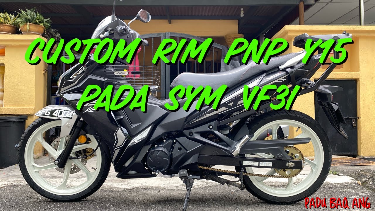 #19 | Sym Vf3i 185 | Tutorial Custom Rim Pnp y15zr pada Sym Vf3i