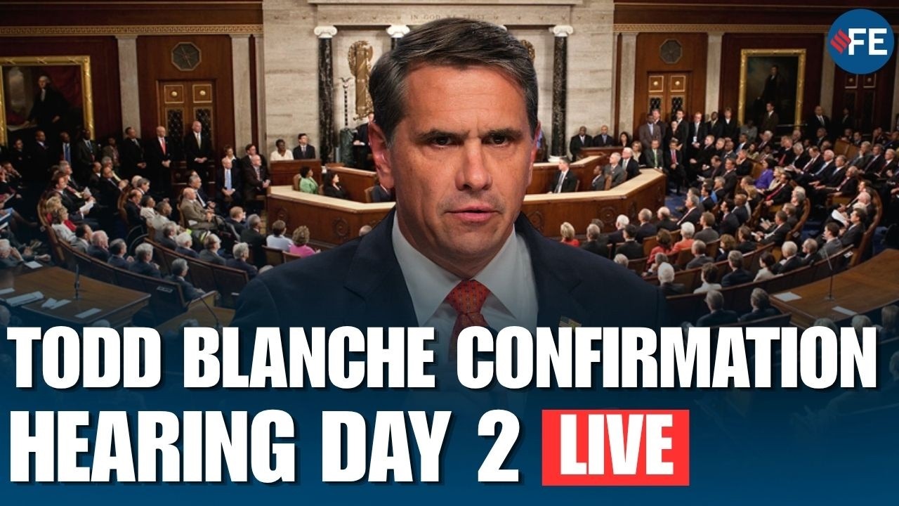 Todd Blanche Returns For Day 2 Of Attorney General Confirmation Hearing | US NEWS LIVE | WORLD NEWS