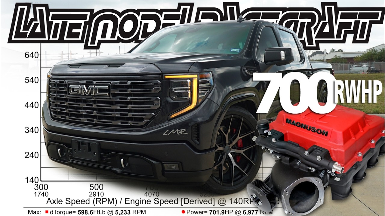 SUPERCHARGED 2024 GMC Denali built by Late Model Racecraft