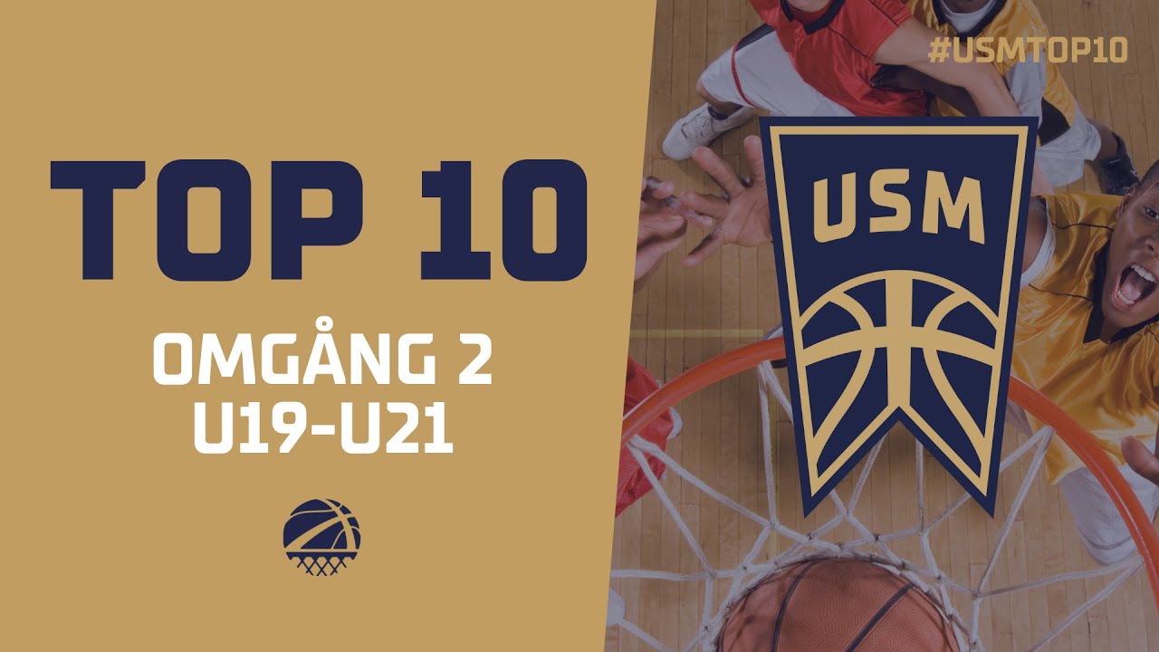 USM TOP 10: Omgång 2 U19-U21 (2022) 🏀🔥