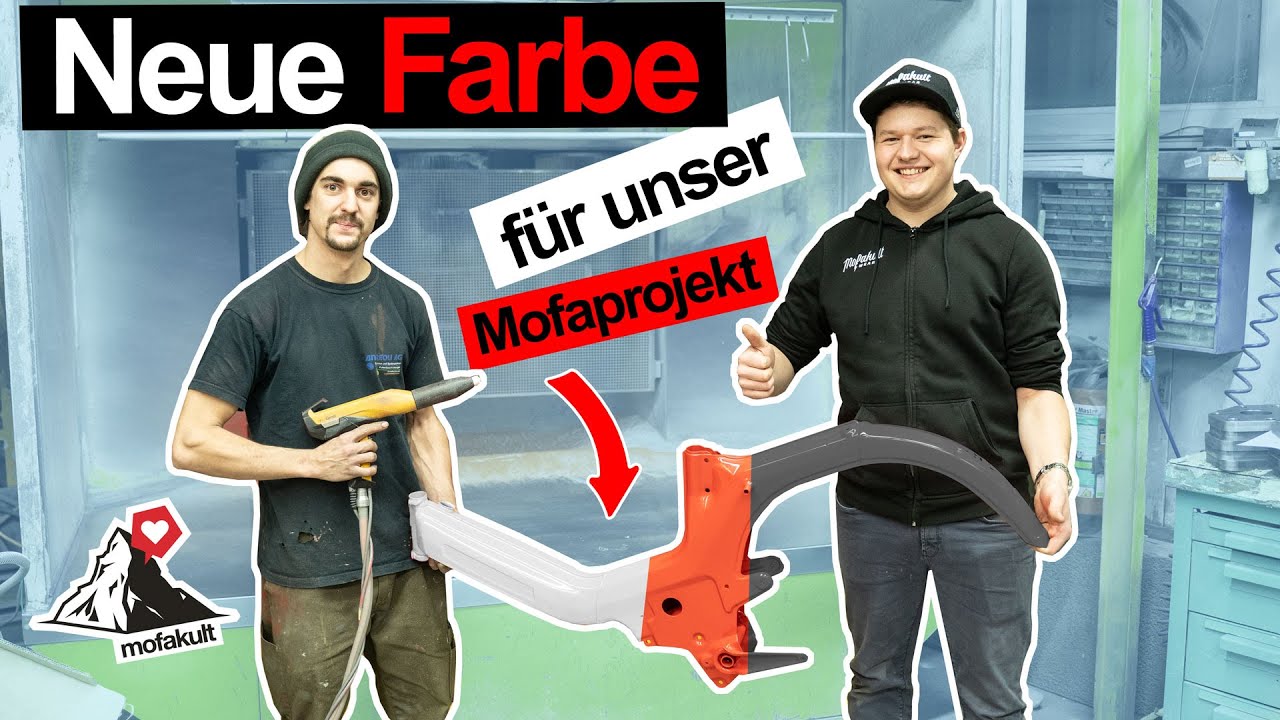 UNSER MOFAPROJEKT | DER RAHMEN WIRD LACKIERT!
