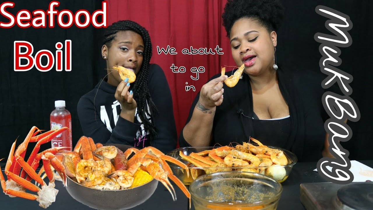 Seafood boil! T&Nyiah Style! Snow crab/Shrimp/Mukbang! #IX