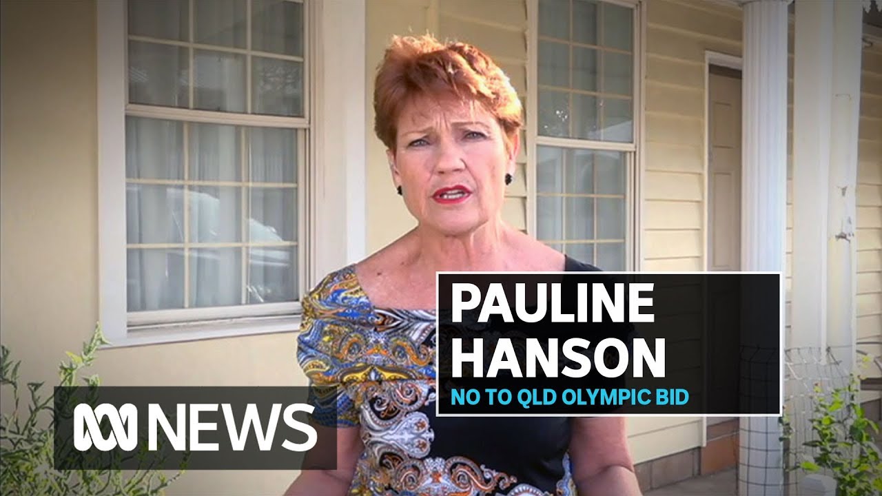 Hanson rejects Qld Olympics bid, supports McKenzie sports grants Senate investigation | ABC News
