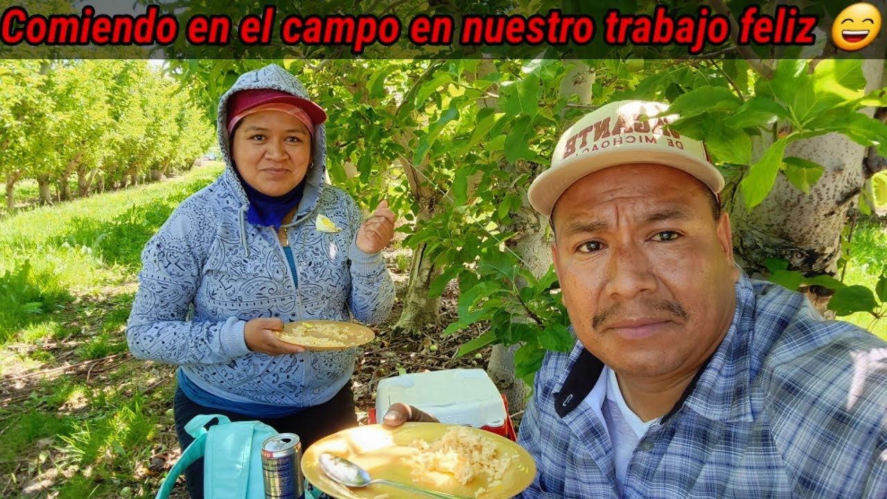 Nuestro primer día de trabajo por contrato, y así comemos en el trabajo