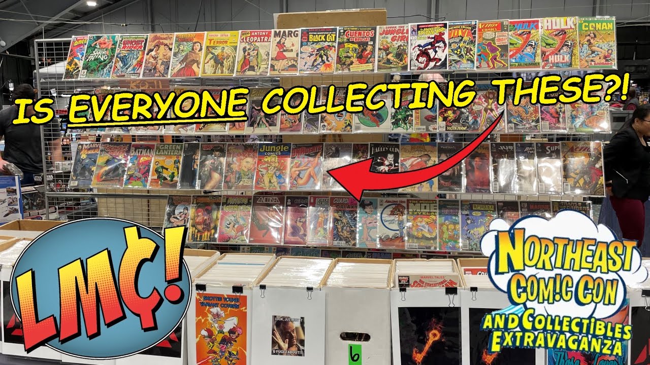 Comic Hunting on a Budget at a Huge COMIC CON! Also… is EVERYONE Collecting Dave Stevens?!