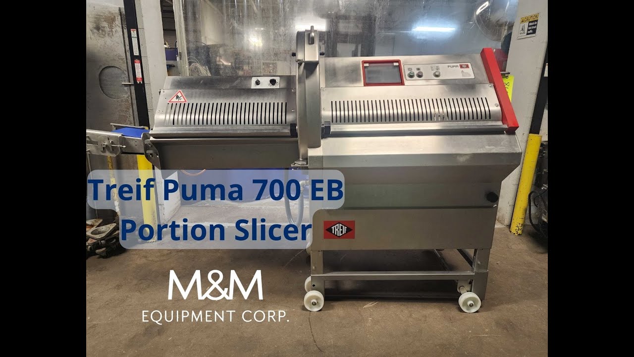 Treif Puma 700 EB Portion Slicer- Item # 8626-  M&M Equipment Corp.