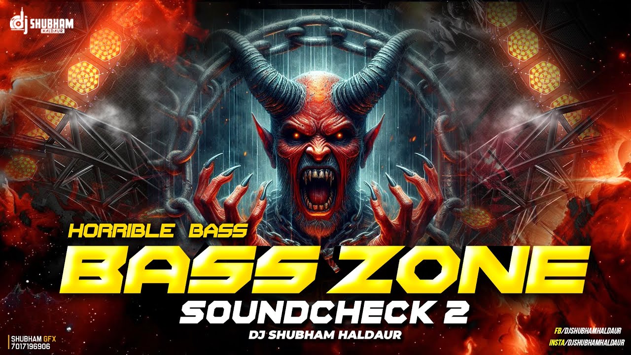 ⚡ HORRIBLE BASS ⚡ | BASS ZONE 2 🔥 Soundcheck | DJ Shubham Haldaur 🚨 | Bass Boosted DJ Track 🎧