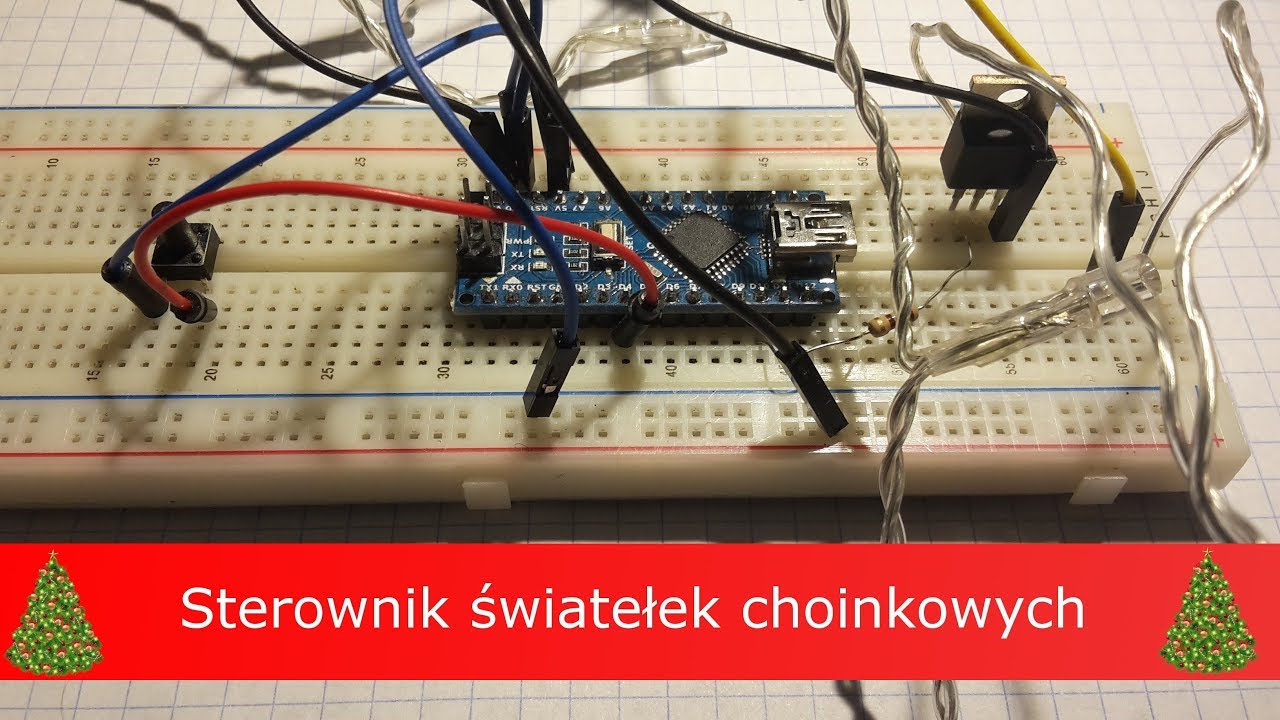Prosty sterownik światełek choinkowych