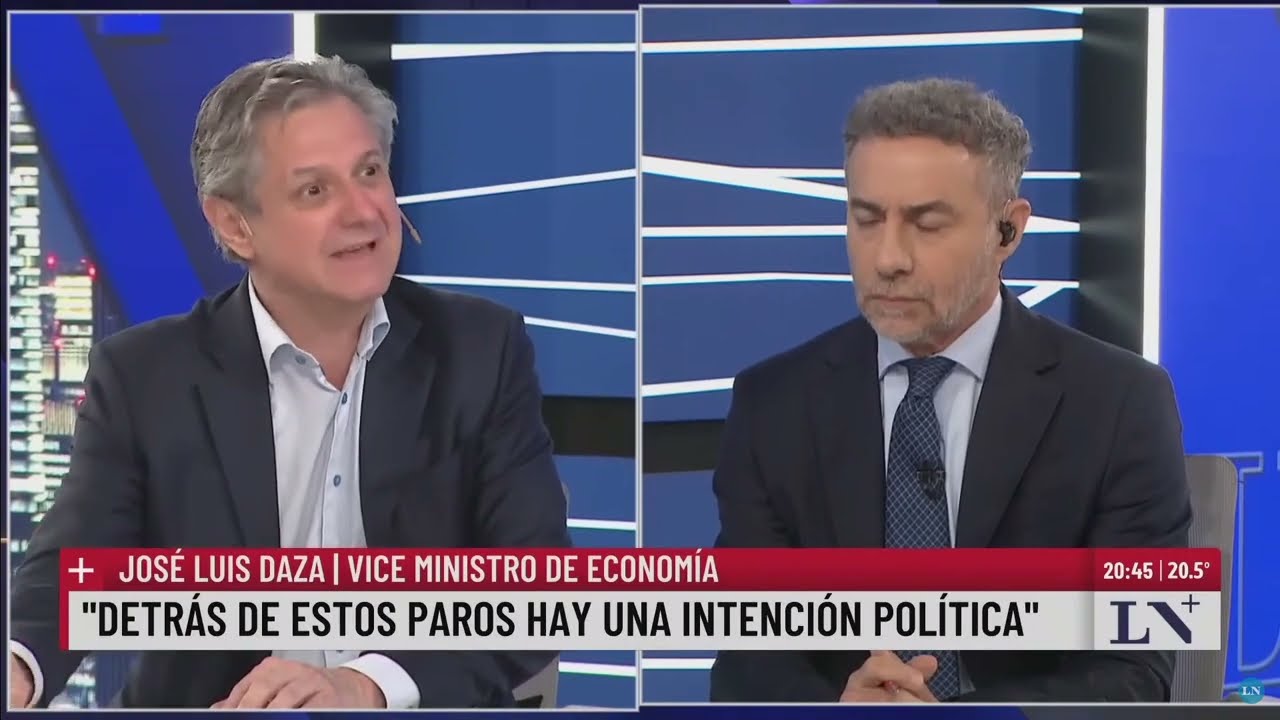 El Secretario de Política Económica José Luis Daza en Más Nación con Luis Majul.