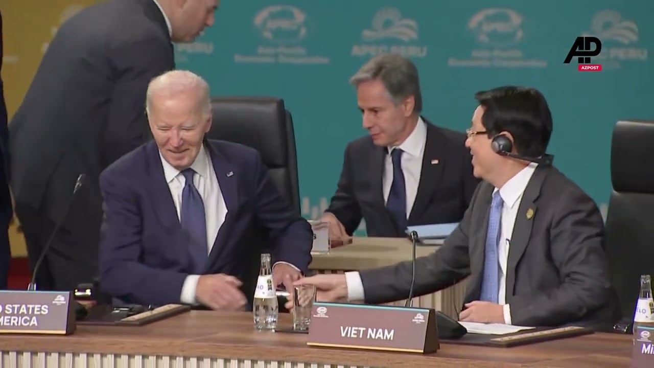 Outgoing US President Biden participates in APEC Economic Leaders' Summit in Lima