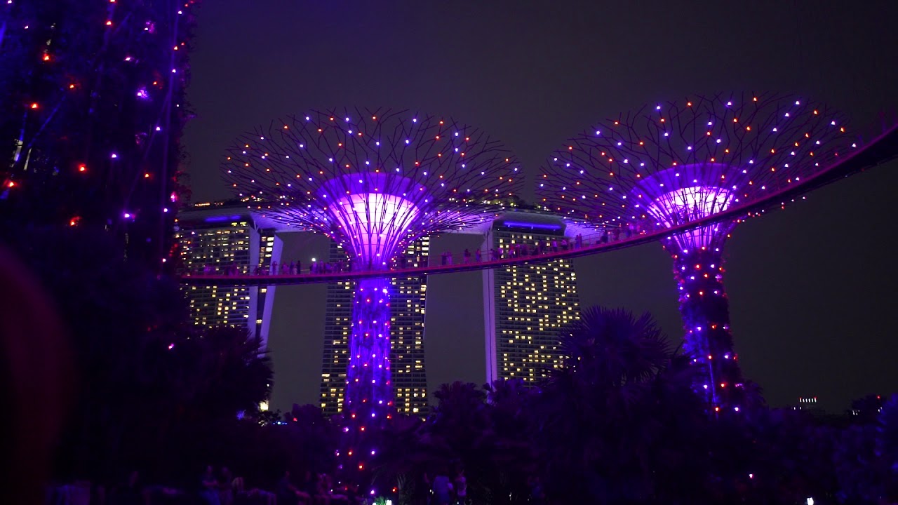 Garden by the Bay lightshow October 2018