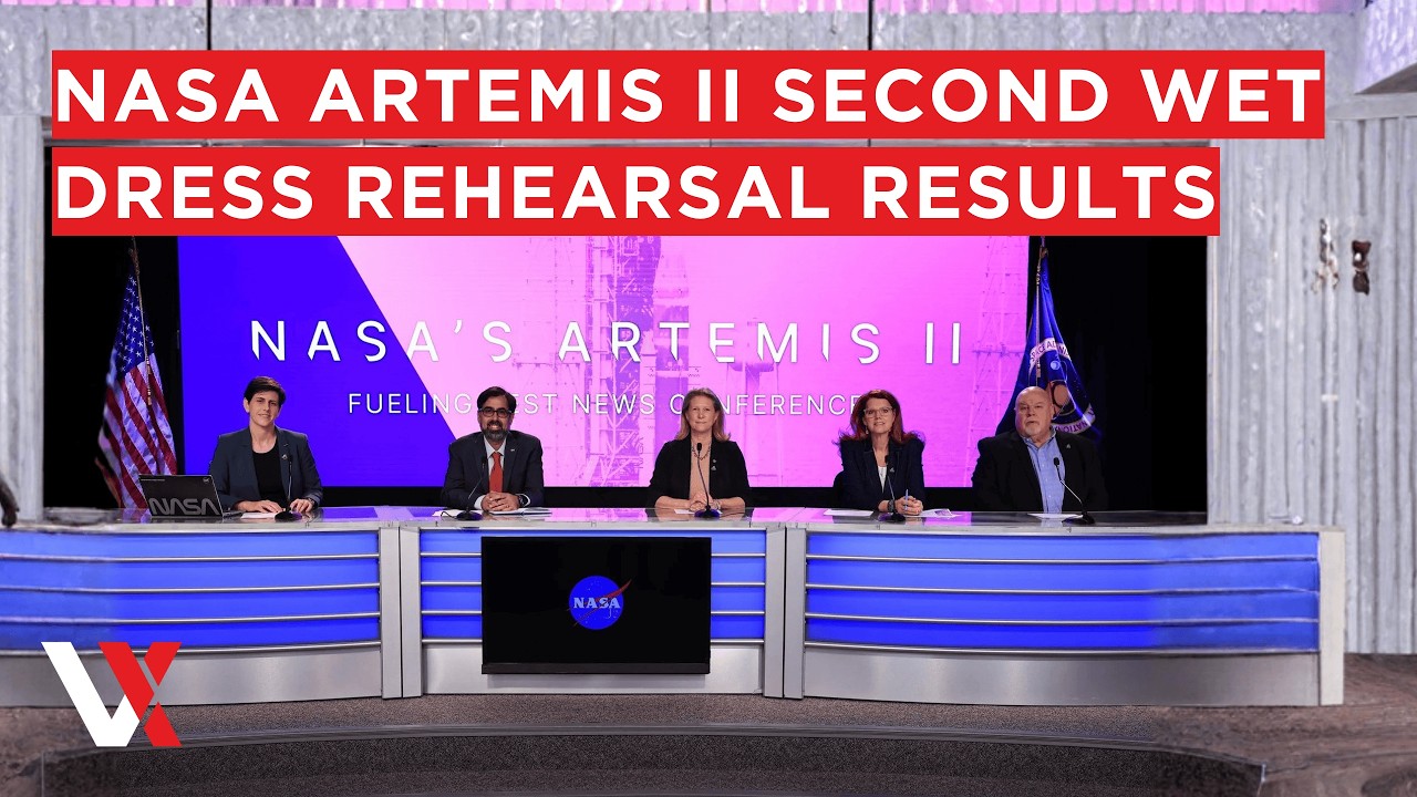 LIVE | NASA Reviews Artemis II Second Wet Dress Rehearsal Results | VERTEX