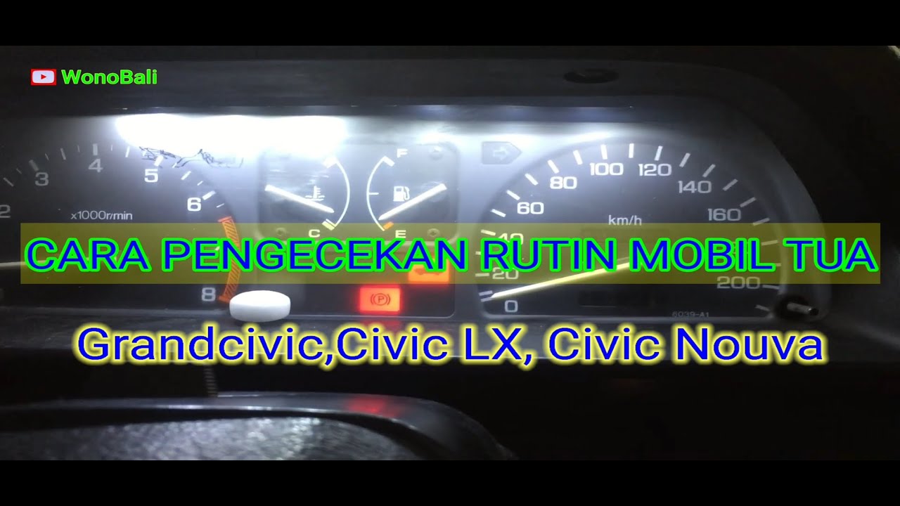 Cara pengecekan rutin mobil tua