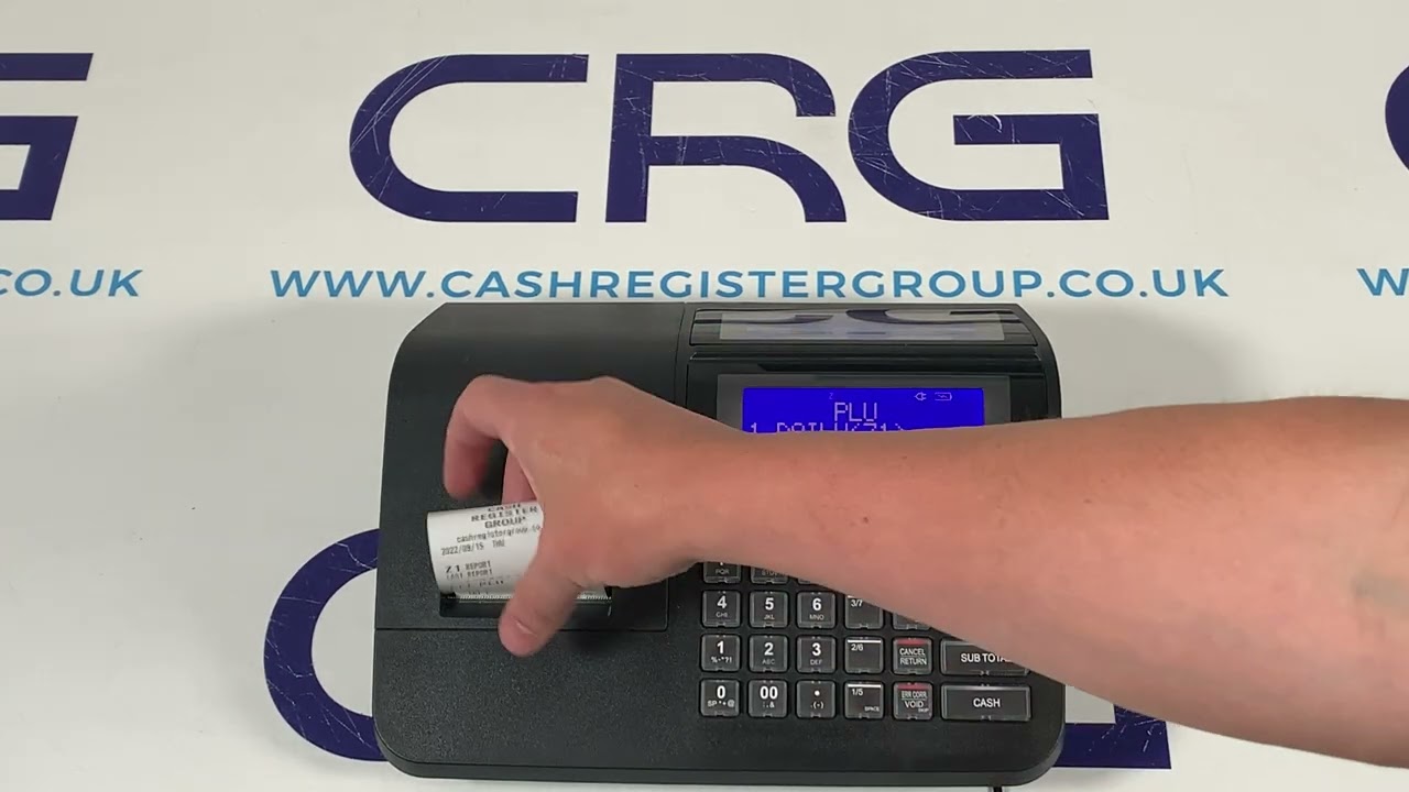 Sam4s NR320 ECR Cash Register - Getting Started