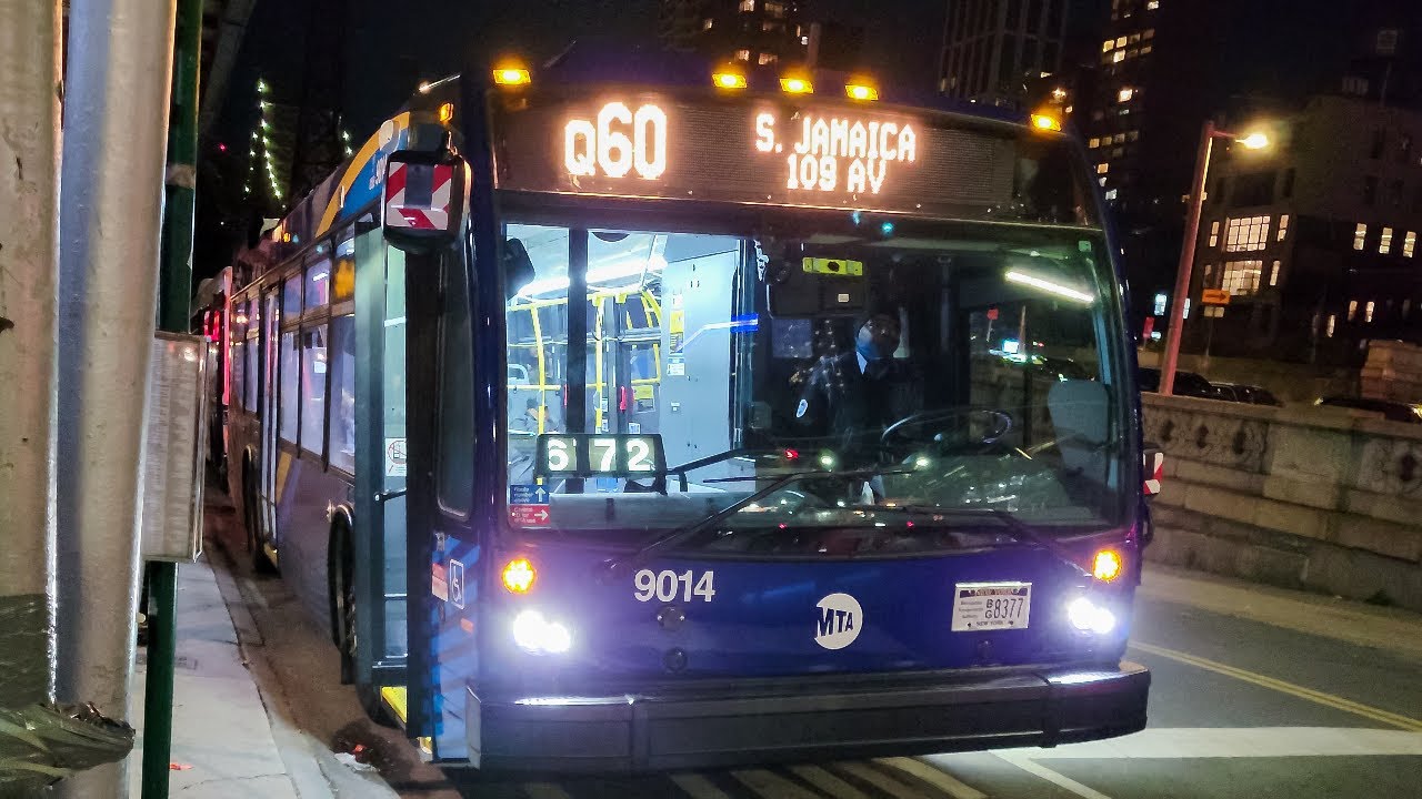 ⁴ᴷ MTA Bus: 2023 Volvo Group Nova Bus LFS on the Q60 (JFK Depot)