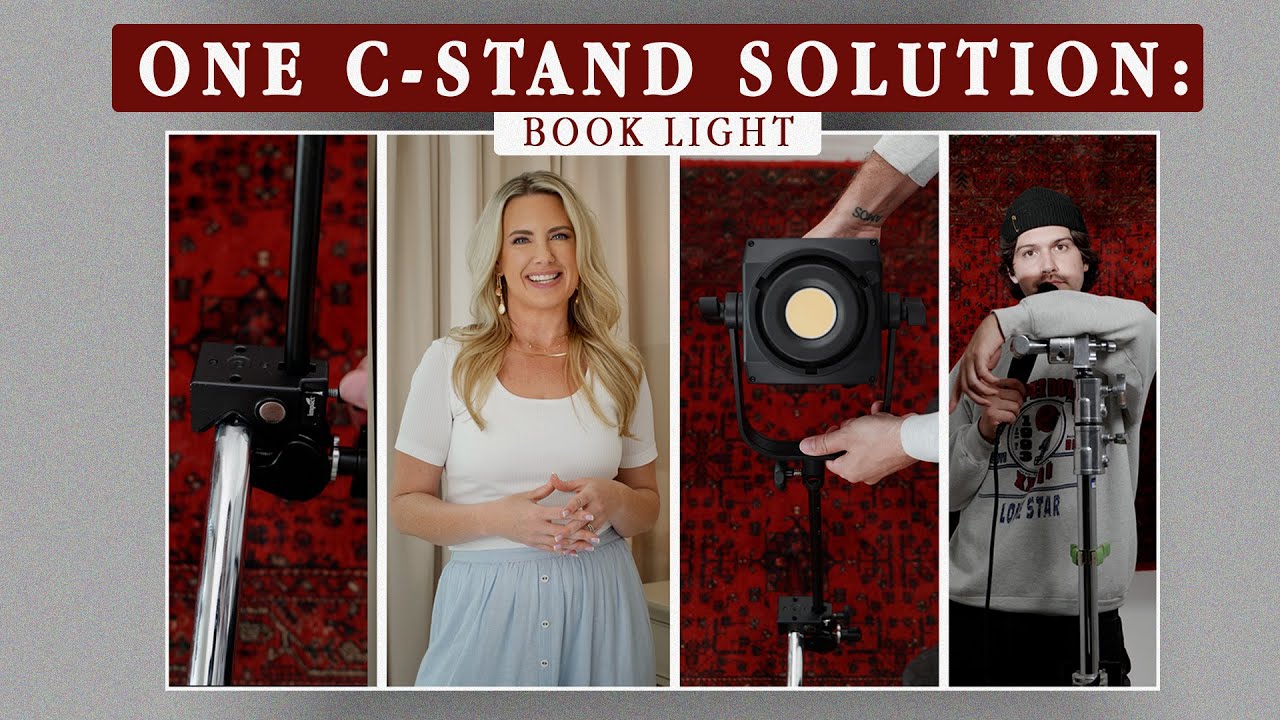 One C-Stand Solution: Book Light Interview Setup