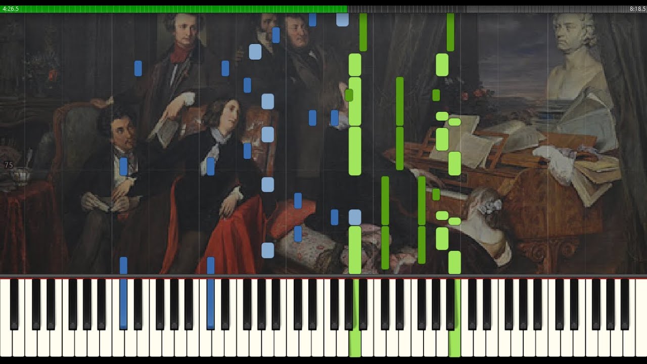 Hungarian Rhapsody No.13 Liszt (Piano Tutorial Synthesia)