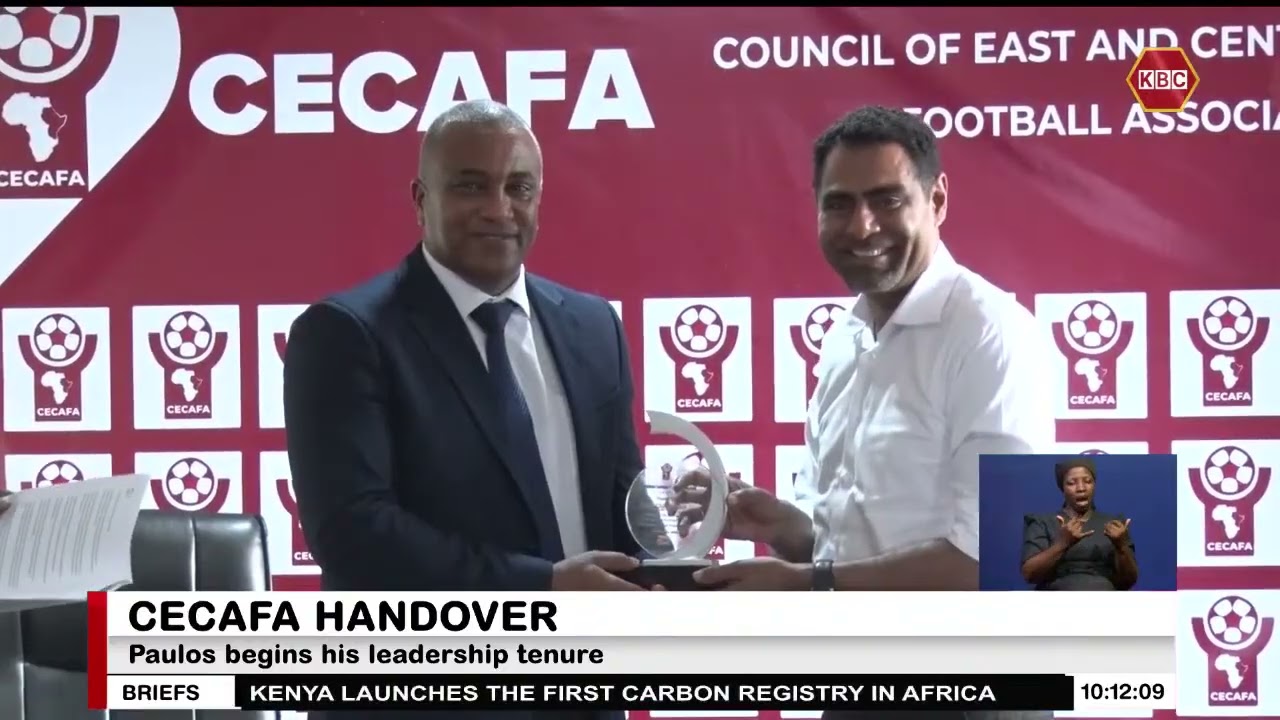 Paulos Andemariam assumes office as the new President of CECAFA