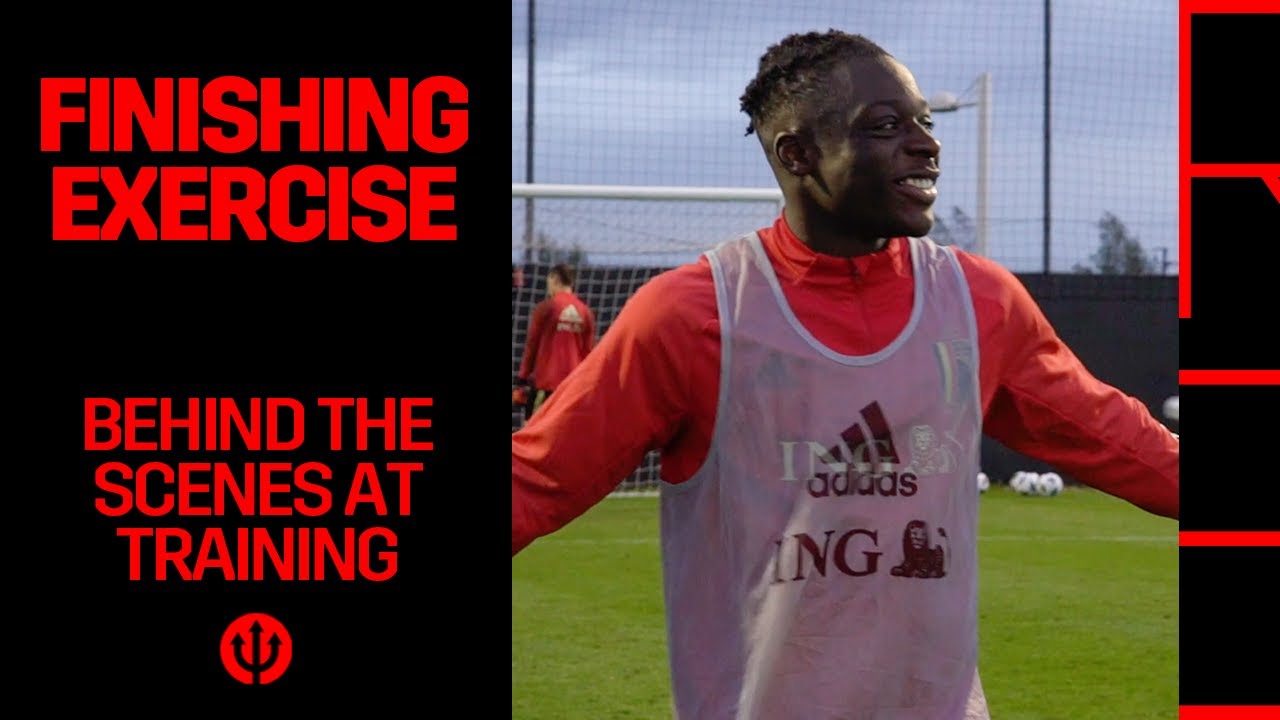 #REDDEVILS | Nations League 2020-2021 | Finishing exercise at training