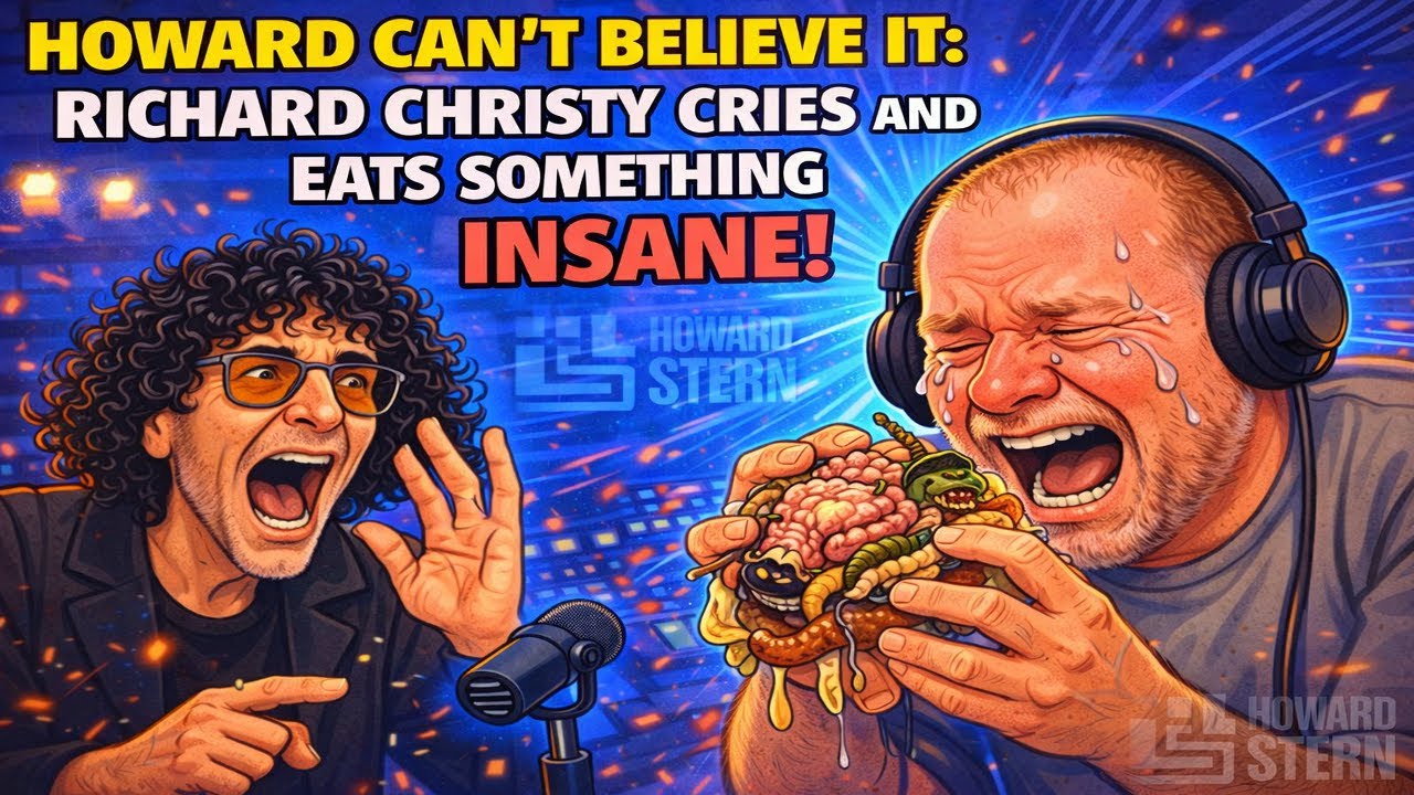 Howard Can’t Believe It: Richard Christy Cries and Eats Something Insane!🤢🔥