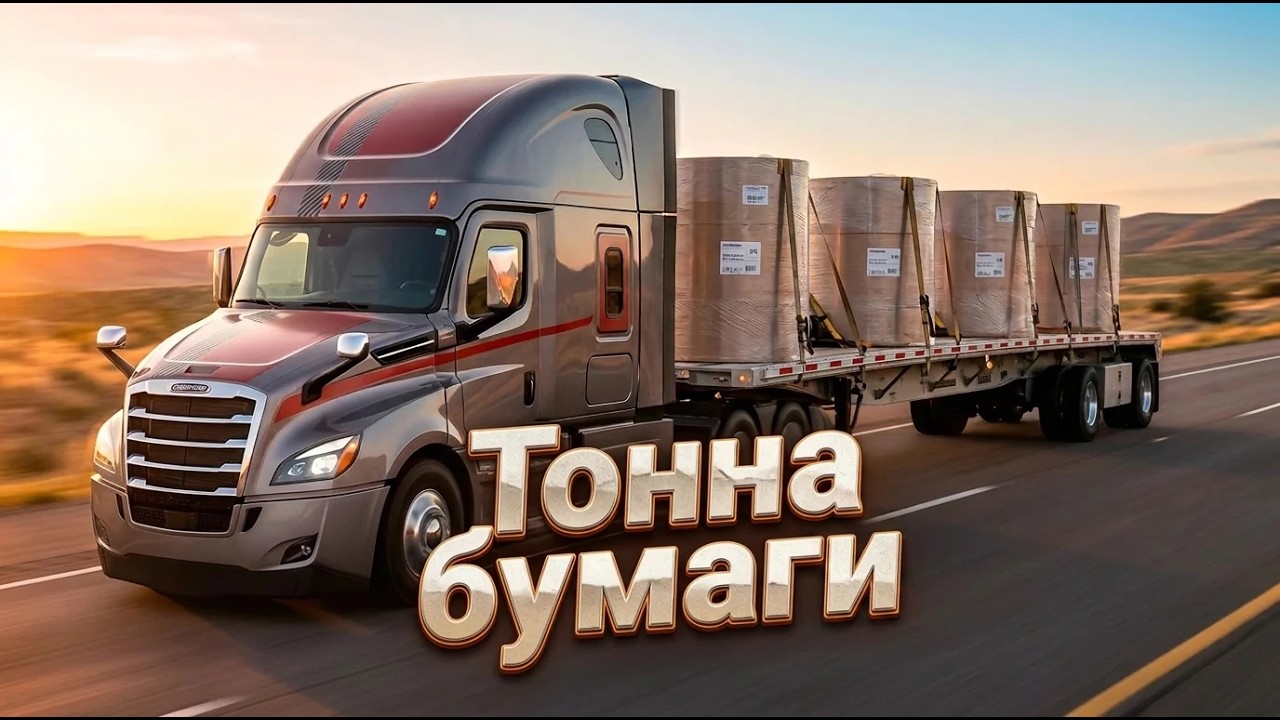 Катаем American Truck Simulator с рулем Swen GC W600.