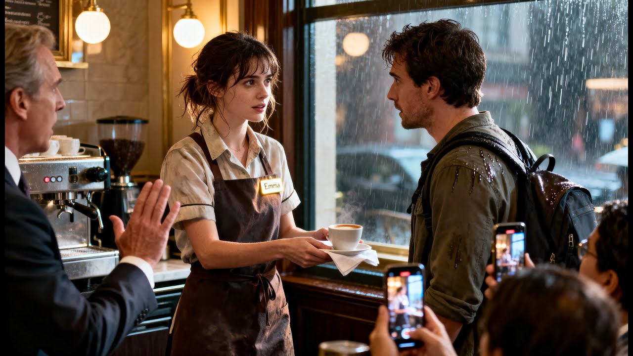 POOR WAITRESS mistook him for a BACKPACKER without knowing he was the MILLIONAIRE owner of the CAFE