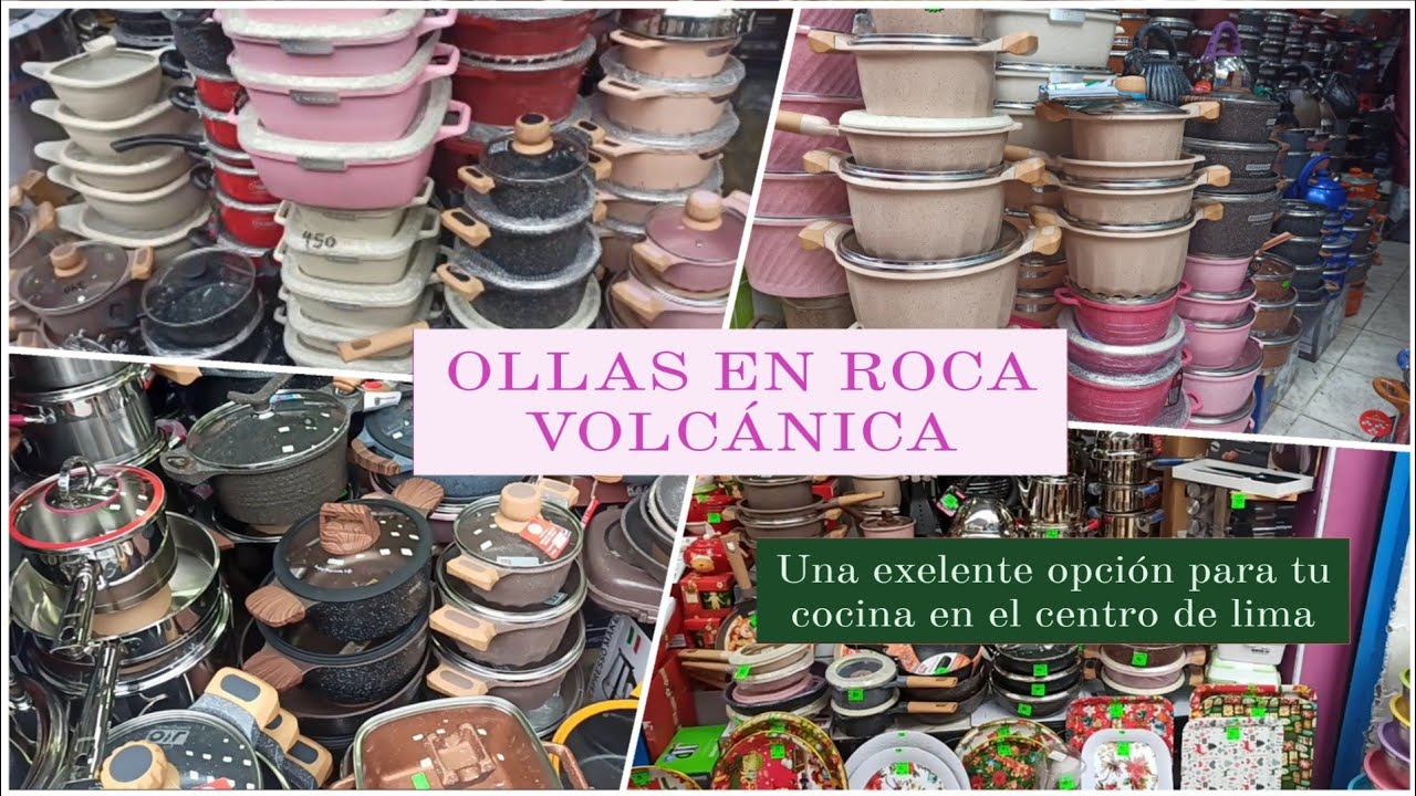 OLLAS SARTENES PARRILLAS EN ROCA VOLCÁNICA PRODUCTOS PARA TU COCINA/ MERCADO CENTRAL/ actualizado
