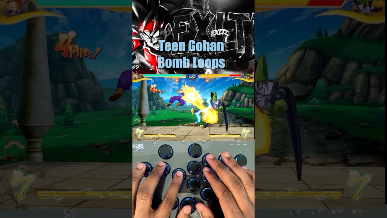 DBFZ - Teen Gohan Bomb Loop Combo 💥#DBFZ #Gohan #Shorts