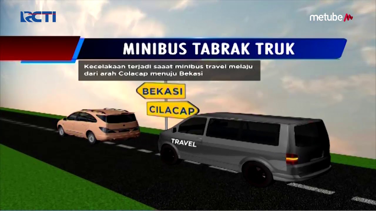 Minibus Travel Tabrak Truk di Tol Cipularang Purwakarta, 1 Orang Tewas  - SIS 16/06