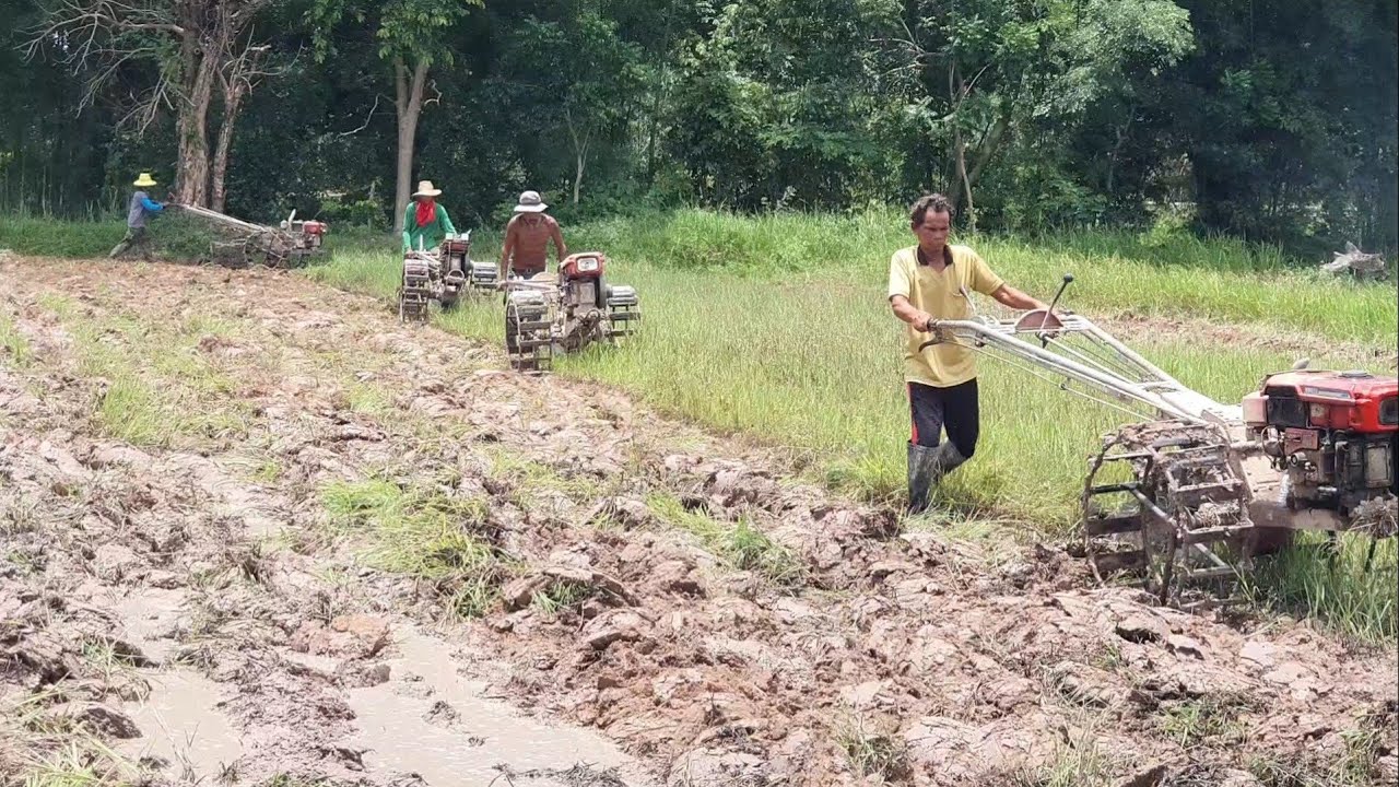 รถไถนาเดินตาม...ใครรู้บ้างคันไหนเหนื่อยที่สุด1,2,3,4