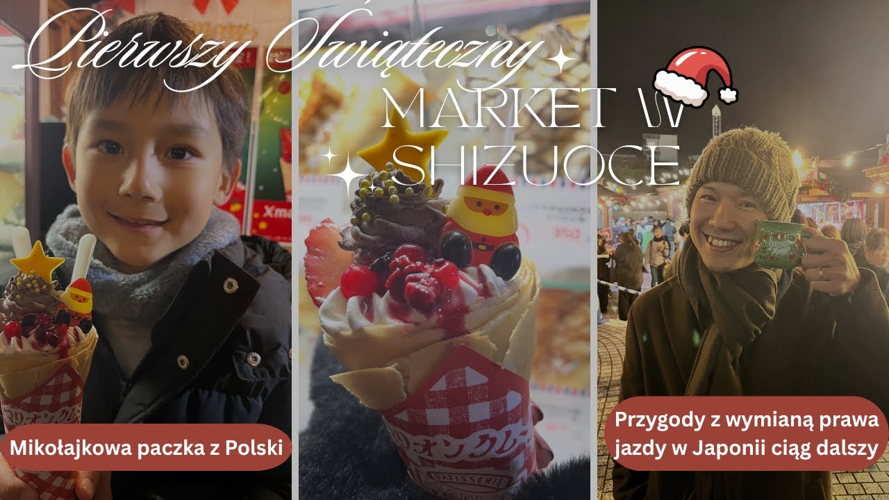 Pierwszy świąteczny market w Shizuce i paczka z Polski