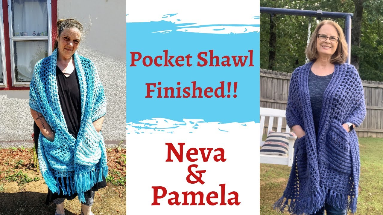 Pocket Shawl Completed!!