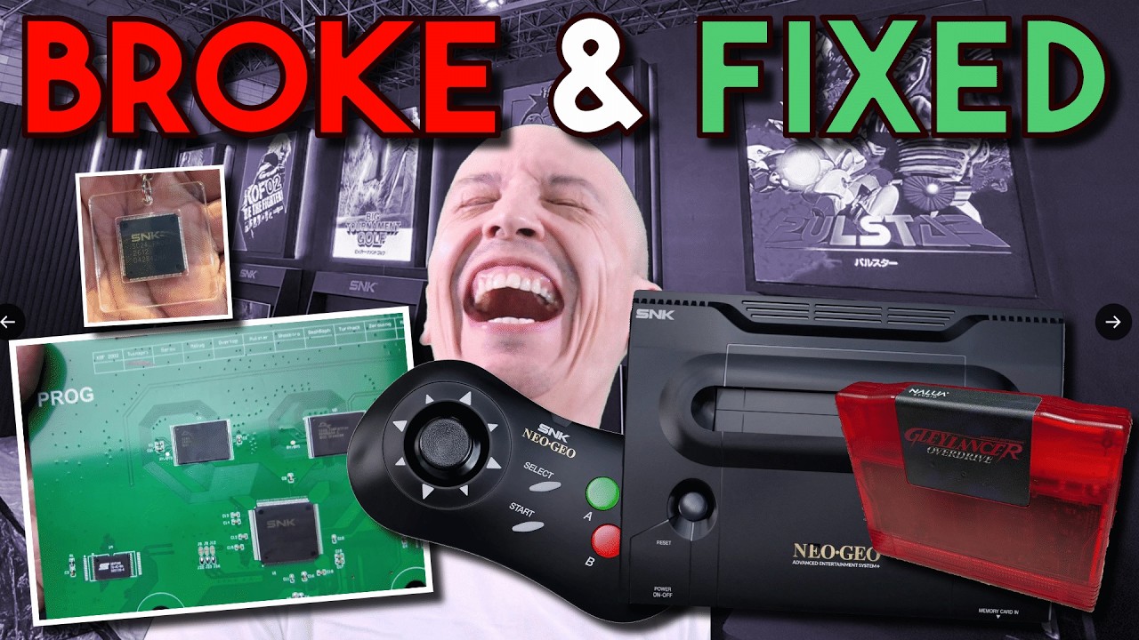 Neo Geo AES+ PCB, информация о защитных чехлах, ремонт контроллера и многое другое! Итоги TGS!