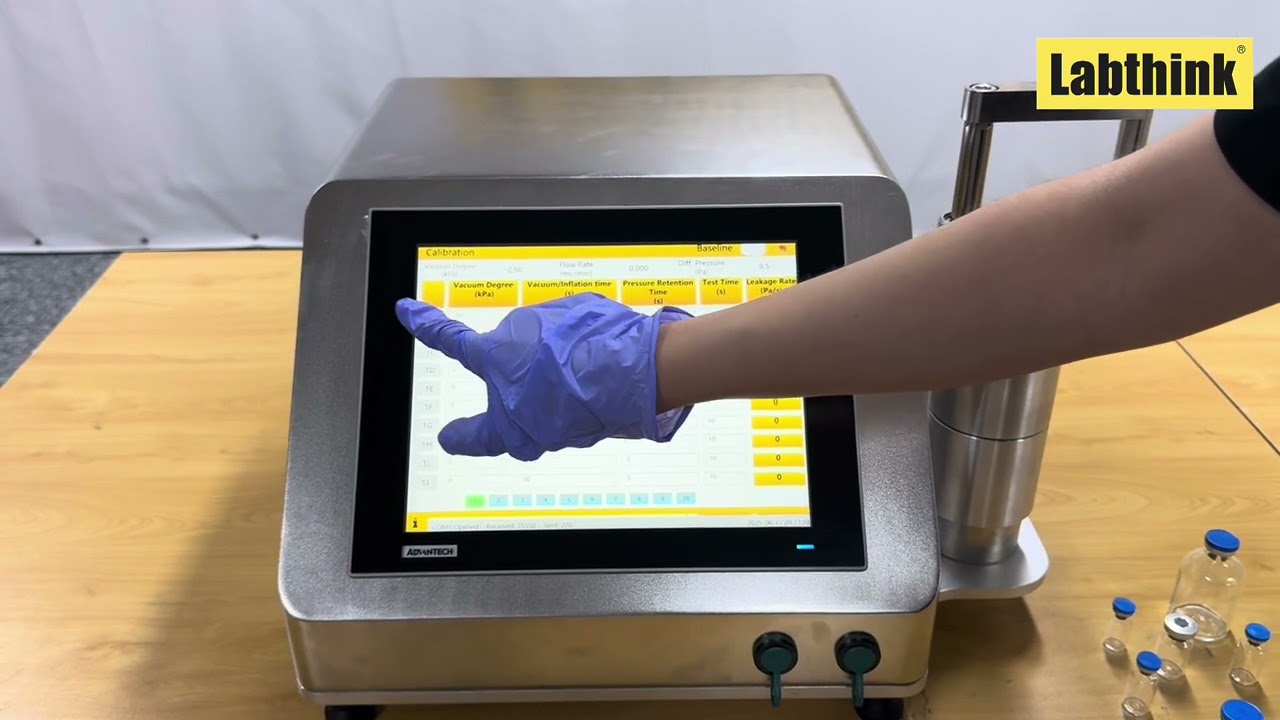 A Micro Leak Testing Instruction by Labthink C690M Non-Destructive Leak Tester