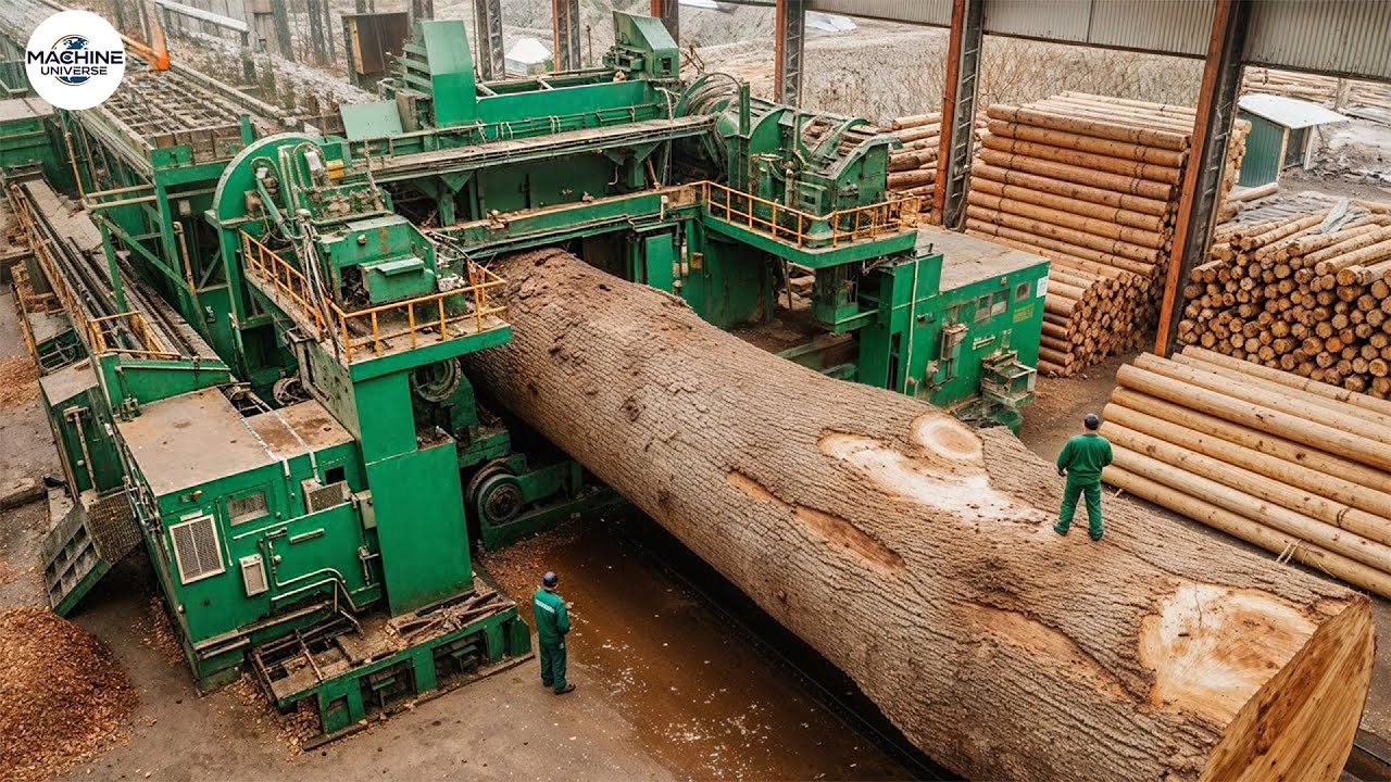 Inside America's $500M 'Super Mill': Amazing Tech Turns Trees Into Cash