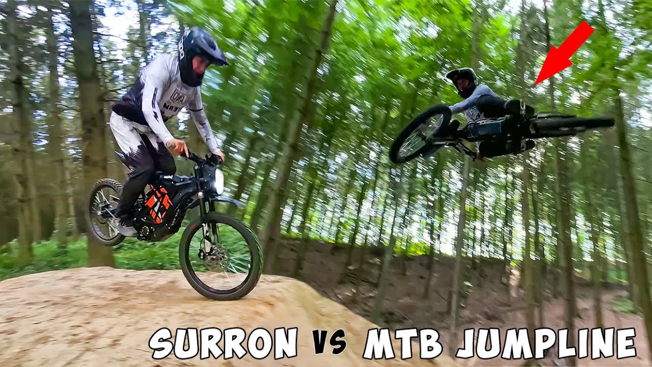 SURRON zerstört riesige MTB Jumpline