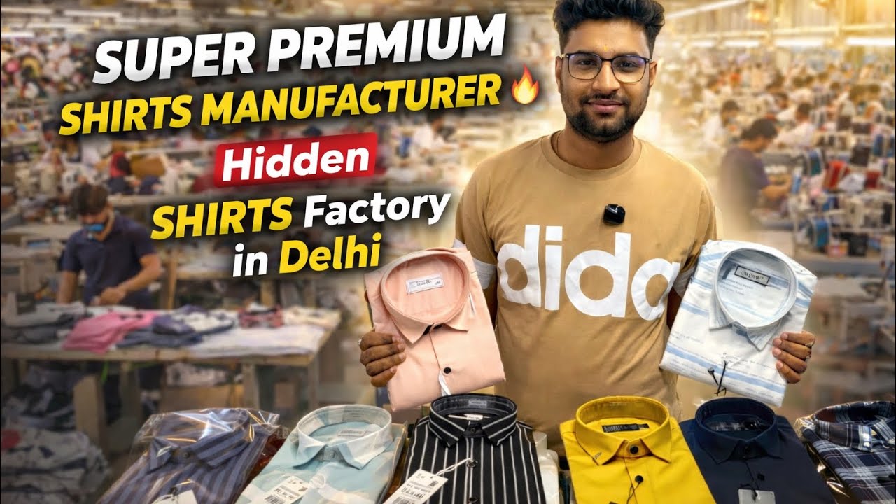 No Middleman 🔥 Direct Shirts Factory in Delhi | Delhi’s Hidden Shirt Manufacturing Unit 