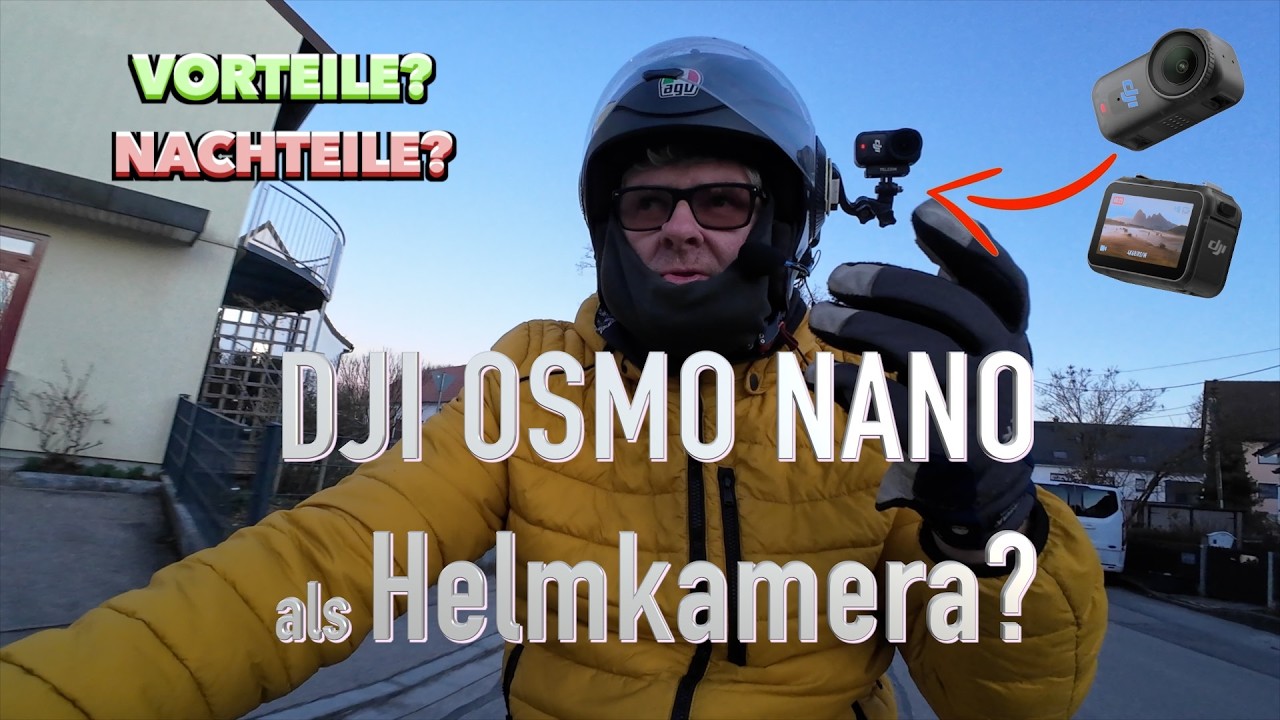 Praxis-Test der DJI Osmo NANO als Helmkamera bei einer Motorradtour ins Allgäu