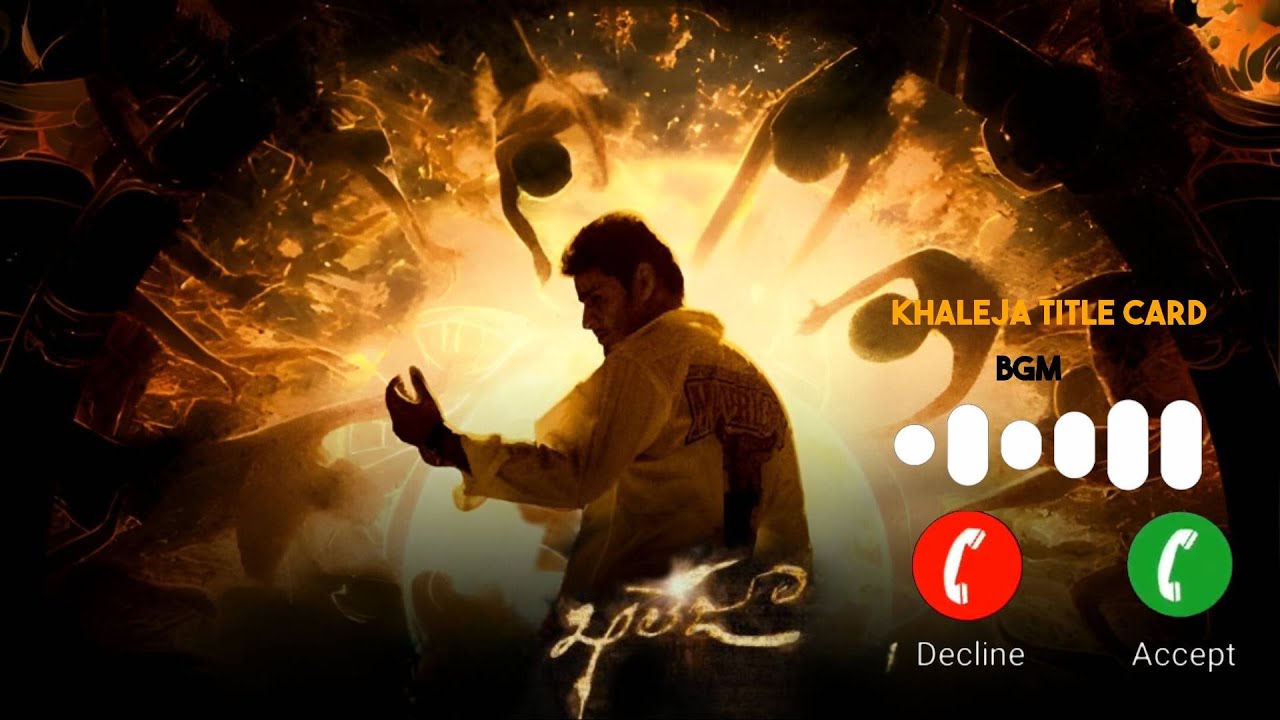 KHALEJA 🎵TITLE BGM || MAHESH BABU|| RINGTONE || TRENDING