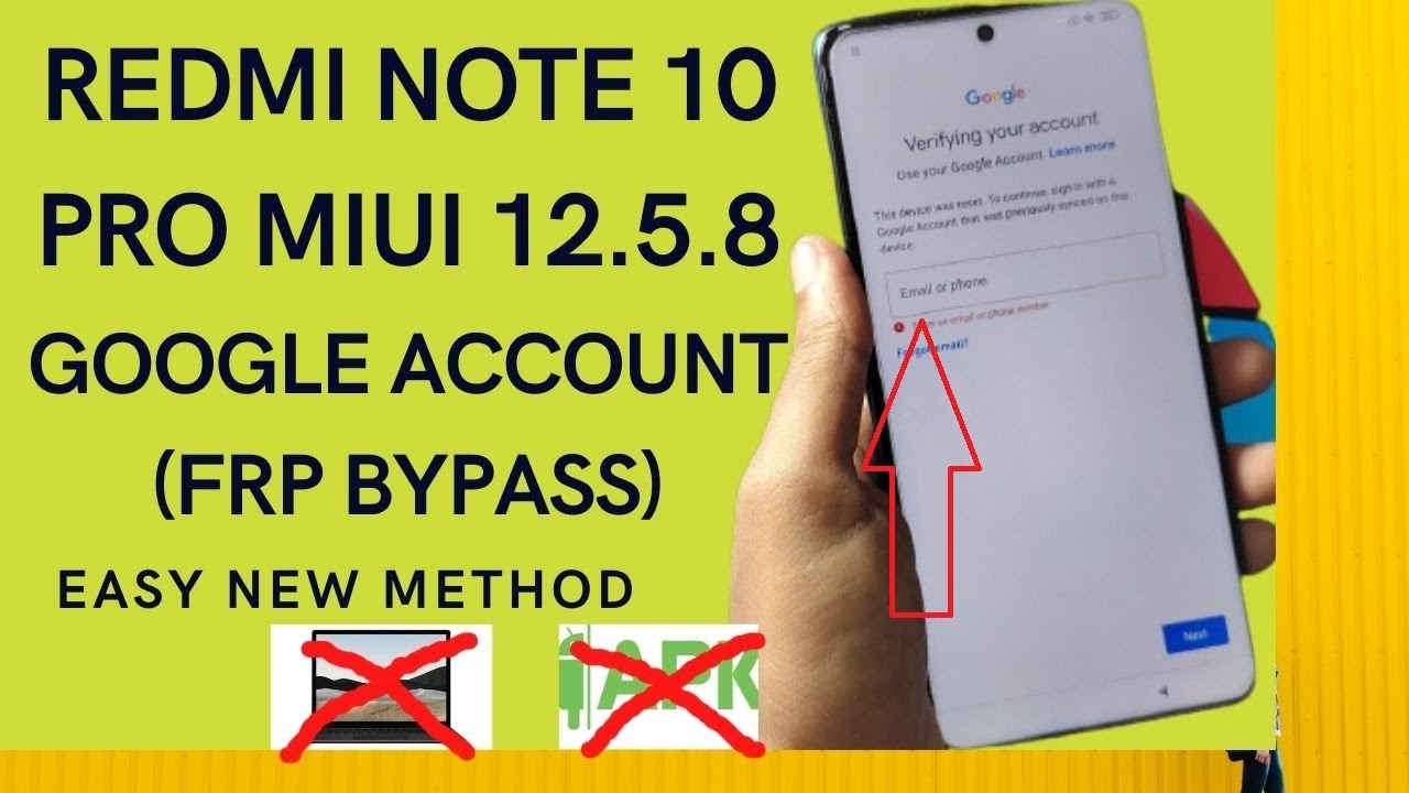 Xiaomi Redmi Note10 pro #poco  #google account(FRP) #bypass #miui 12.5.9.0 /Andorid 11 /#WITHOUT_PC