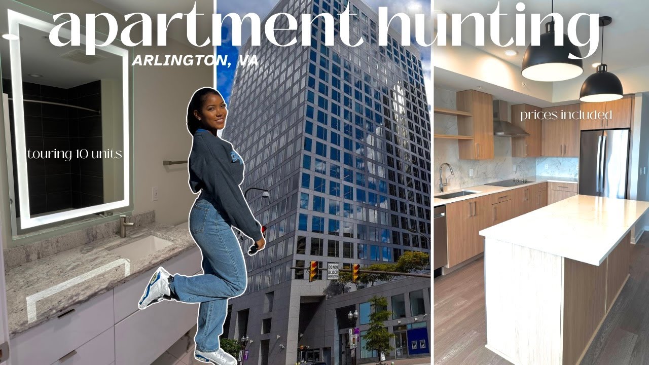 APARTMENT HUNTING IN ARLINGTON VA | touring 10 units with names and rent prices included! | TayyLiz