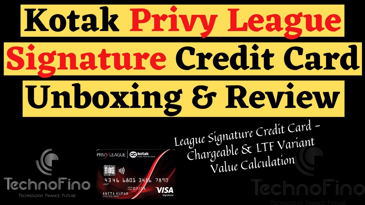 Kotak Privy League Signature Credit Card Unboxing | Review | Value calculation 🔥🔥🔥